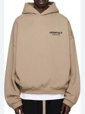 ESSENTIALS Beige Hoodie
